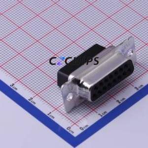 205205-2 D-Sub/VGA <b>Connector</b> <b>Connector</b> ( Gender: Female )( Total Number of PINs: 15P )( Mounting Type: Panel Mount ) - Product Image 2