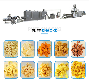 Línea Multifuncional <span class=keywords><strong>de</strong></span> Producción <span class=keywords><strong>de</strong></span> Snacks Inflados <span class=keywords><strong>de</strong></span> Granos 130KW/H, <span class=keywords><strong>Planta</strong></span> Llave en Mano <span class=keywords><strong>para</strong></span> Fábrica <span class=keywords><strong>de</strong></span> Snacks <span class=keywords><strong>de</strong></span> Bolas <span class=keywords><strong>de</strong></span> Queso, Maíz, Arroz y Trigo - Product Image 4