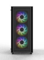 Panneau maillé PC de jeu Boîtier de jeu d'ordinateur ATX Mid Tower Gamer Boîtier PC Panneau latéral Ordinateur en verre Châssis de bureau