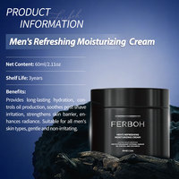 Crème hydratante rafraîchissante pour le visage FERBOH Advanced Organic pour hommes, soin de la peau, réduction des rides profondes et formule d'hydratation intense