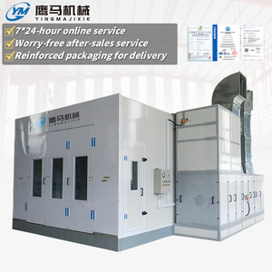 잉마 휴대용 간편 자동차 도색 스프레이 부스 LED 조명 시스템 42KW 출력 220V/380V 전압 디젤/가스/전기 - Product Image 1