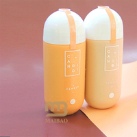 Personnalisé Forme Unique Recyclable Jetable Pet Café Jus De Fruits Bubble Boba Matcha Thé Au Lait En Plastique Transparent Bouteille Tasse avec Couvercle