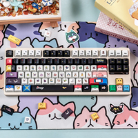 PBT Sublimation Anime Theme Side Light Transmission Mx Keycaps Gaming Cherry Profile Mechanical Keyboard Keycaps