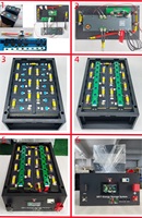 Caja BMS Lifepo4 Personalizada de 16 Piezas, 48V 280Ah, con Pantalla LCD JK 200A BMS, Construcción Metálica IP54 para Celdas MB314