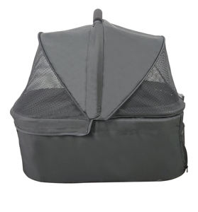 Seyahat dostu 4-Wheel çevre dostu kamuflaj Pet arabası rahat uygun katlanabilir köpek arabası sepeti taşıyıcı fermuar - Product Image 4