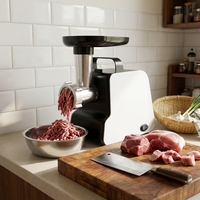 En stock – Hachoir à viande électrique version UE 220-240 V pour usage domestique, machine à saucisses – MOQ 1, livraison directe non disponible