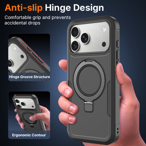 Funda Magnética Premium a Prueba de Golpes para iPhone 17 Pro Max con Soporte Ajustable, Disponible en Varios Colores - Product Image 3