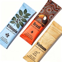 Bolsas de aluminio con sellado térmico personalizadas con impresión y MOQ bajo |   Empaque para Barra de Proteína de Suero de Leche con Sabor a Chocolate
