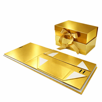 Boîtes cadeaux magnétiques de luxe personnalisées avec logo imprimé en relief pour cravates, avec laminage mat, construction en carton recyclé