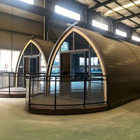 Maisons préfabriquées de luxe de type bateau pour l'Europe et l'Amérique
