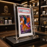 Support de Présentation en Acrylique Transparent Personnalisé pour Cartes Gradées, Étui Anti-Poussière à Visser pour Cartes à Collectionner, Cadre de Protection pour Slabs P/SA BGS