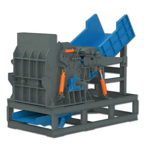 2t Hammer Mill Crusher Cost-Effective Larger Capacity Double Recycling Waste Plastic Scrap Metal Steel Pipe Truck Crusher