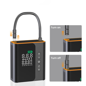 Inflador de Neumáticos Portátil de 150 PSI con Pantalla Digital de Presión y Luz de Emergencia para Autos, Bicicletas y Balones - Product Image 2
