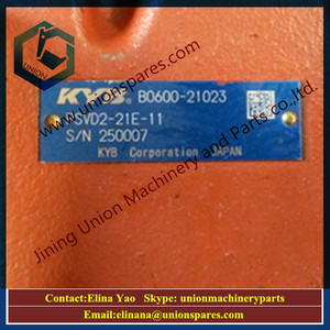 Pompe hydraulique pour pelle véritable PSVD2-21E-20, pour KYB pompe principale hydraulique <span class=keywords><strong>assy</strong></span> utilisée pour YANMAR 55 <span class=keywords><strong>VIO55</strong></span> - Product Image 6