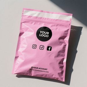 Private Design Recycled Poly Custom Color Waterproof Bio-degradable Disposable Mailers Custom Shipping Bags Clothing Shoes <b>Socks</b> - Product Image 2