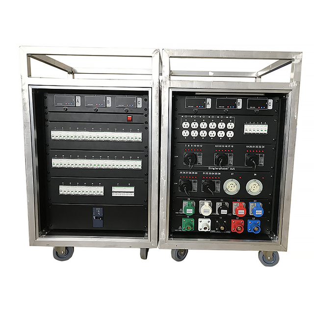 Socapex Power Distro L21-30 Twistlock Outputs16A Waterproof Output&input Electric Supply Rack 3 Phase Distribution Boxes