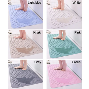 Nouveau Tapis de Bain Antidérapant en PVC à Motifs de Dessins Animés Mignons 35cm*70cm avec Ventouses, Tapis de Douche Doux Massant Multicolore - Product Image 2