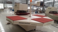 Machine pneumatique de presse de la chaleur de la station 90*90110 cm de TZ 110 MEM quatre pour l'atelier d'impression de T-shirt