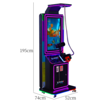 Machine de jeu de tir VR pour enfants, jeu de tir à la réalité virtuelle à monnayeur pour parc d'attractions et centre de jeux