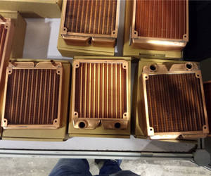 Cooper/aço inoxidável/alumínio Cpu Radiator - Product Image 2