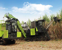 Moissonneuse-batteuse à canne à sucre AC60 190 CV, nouvelle machine agricole avec grand convoyeur élévateur pour rizerie et terres agricoles
