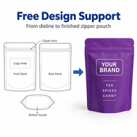 3.5G fleur imprimé déchirure encoche PE odeur preuve sac emballage gravure imprimé Surface plaine numéro de modèle