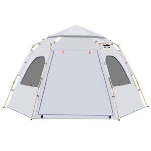 Hexagonal Pop Up <b>Tent</b> 240x240cm Single Layer Oxford Cloth Waterproof 3000mm Four Seasons Camping <b>Outdoor</b> Quick Setup - Product Image 1