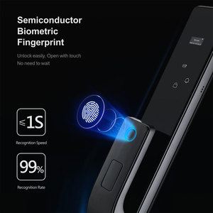 Thẻ IC mới đến, mật khẩu, vân tay, chìa khóa, ứng dụng mở khóa tuya thông minh Wifi vân tay khóa cửa PST-D11-TY - Product Image 5