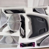 Nouvelle grille de protection de haut-parleur avec éclairage ambiant LED pour BMW Série 4, 5, 7, X3, X6, G02, G05, G06, G08, G22, G23, G26, G30, G38, G70