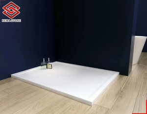 <span class=keywords><strong>Bac</strong></span> à <span class=keywords><strong>douche</strong></span> en acrylique blanc pur sur mesure rectangle Base <span class=keywords><strong>de</strong></span> bain en résine <span class=keywords><strong>de</strong></span> <span class=keywords><strong>pierre</strong></span> artificielle aiguisée - Product Image 3