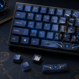 Set di Tasti PBT Personalizzati VALORANT <span class=keywords><strong>Cypher</strong></span> 68 con Sublimazione a Colori, Profilo Cherry per Tastiera Meccanica da Gaming - Product Image 2