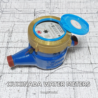 Compteur d'eau SRJ en fonte avec anneau en laiton, multi-jets DN15-250, débit R100 personnalisable, protection numérique IP65, OEM, garantie 2 ans