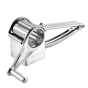 Râpe à fromage manuelle en métal multifonctionnelle en acier inoxydable 430, zézette à agrumes rotative, outil à beurre – Vente en gros - Product Image 3
