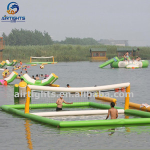 Terrain <span class=keywords><strong>de</strong></span> jeux <span class=keywords><strong>de</strong></span> sports flottants en PVC, cour <span class=keywords><strong>de</strong></span> volley-ball, gonflable, <span class=keywords><strong>de</strong></span> bonne qualité, 0.9mm, 2 pièces - Product Image 2