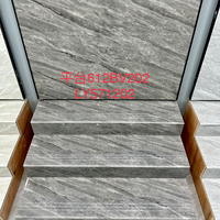 Matériaux de construction, prix bas, meilleure qualité, carrelage en porcelaine pleine masse effet marbre 470x1200mm pour marches d'escalier