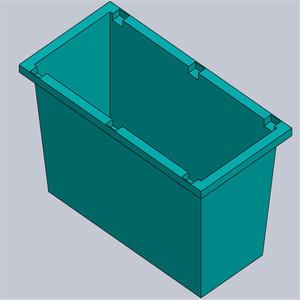 Réservoirs de transport de poissons vivants en fibre de verre frp <span class=keywords><strong>grp</strong></span> 2000x1000x300mm - Product Image 2