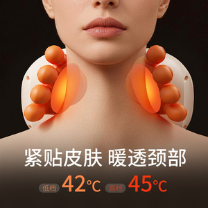 Portable Shoulder Neck <b>Massager</b> USB Rechargeable Dual Zone Massage Home Use - Product Image 2