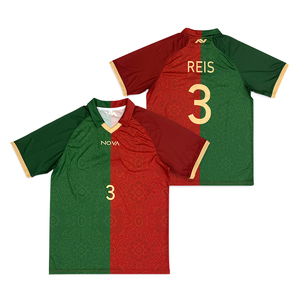 Chemises de football personnalisées Tie Dye Design Broderie Logo Épaules tombantes Maillot de football Faddish - Product Image 2