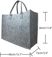 Sac fourre-tout recyclé Texpack en feutre