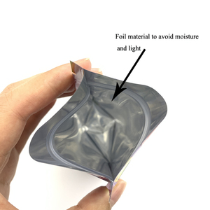 Black White Candy Supplement Ziplock Child Exit Printed Lager Custom Zip Graphic 3.5g Mylar Bags - Product Image 2