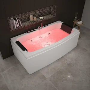 Adult Bubble Bath Tub Massage Corner Multi Functional Acrylic Bathtub Smart Bubble Massage Whirlpool Bath Tub