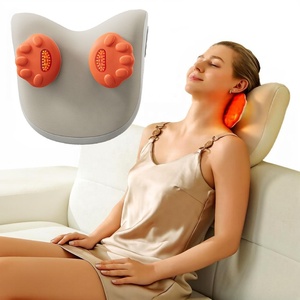 Coussin <span class=keywords><strong>de</strong></span> <span class=keywords><strong>massage</strong></span> chauffant rechargeable pour le <span class=keywords><strong>cou</strong></span> <span class=keywords><strong>et</strong></span> les épaules avec fonction musicale, masseur portable à pétrissage pour le dos, <span class=keywords><strong>la</strong></span> taille <span class=keywords><strong>et</strong></span> les jambes - Product Image 2