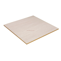 Table en laiton brossé effet travertin Lifepursue avec bord chanfreiné Platner pour hôtel et restaurant haut de gamme