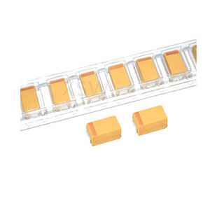 Condensador <span class=keywords><strong>de</strong></span> tantalio tipo c SMD 6032, condensador Polar <span class=keywords><strong>de</strong></span> 16v, 10, 25v, 35V, 100UF, 22, 47, 220, 10uf, 107, 6032, amarillo, 10% - Product Image 3