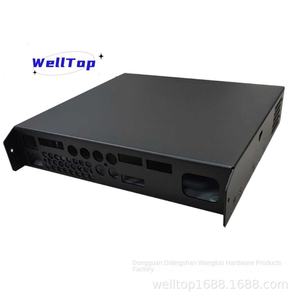 Châssis audio tout en aluminium pour équipement de contrôle industriel transfrontalier, boîtier extérieur en aluminium pour ordinateur, fabrication de tôles - Product Image 2