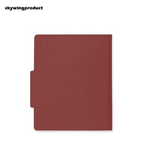 Dossiers de classification rouges durables à 2 broches standard pour organiser les rapports de bureau papier et les fichiers clients juridiques - Product Image 4