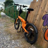 Vélo électrique pliable de 20 pouces, batterie au lithium 36V 250W 10,4Ah, écran LCD à 7 vitesses, vélo de ville pour les trajets quotidiens