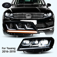 Pour VW Touareg 2016-2018, ensemble de phares LED complets de rechange, feux de jour DRL, clignotants séquentiels, lentille de projecteur, plug and play, paire