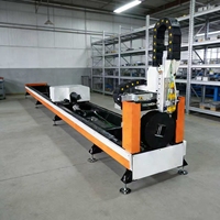 Coupe-tubes laser CNC orange de haute qualité, machine de découpe automatique de tuyaux pour acier inoxydable et acier au carbone