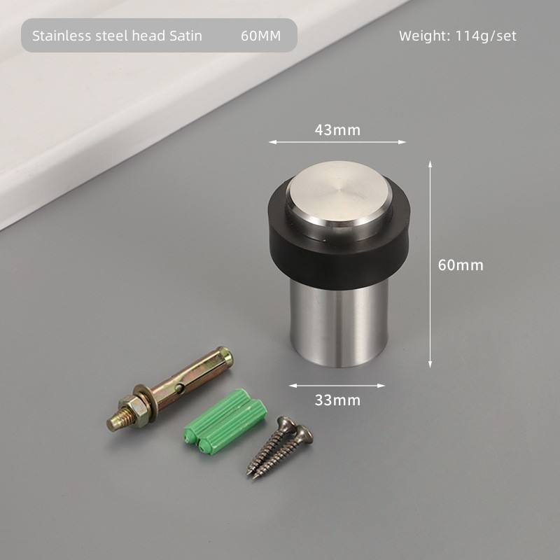 Acier inoxydable satiné 60MM